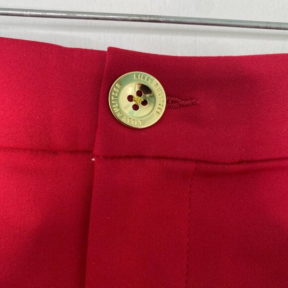 NWT - Lilly Pulitzer Malbec Red Ana High Rise Pant #017387, Size 0 #359 - Picture 6 of 15